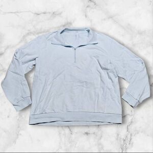 Lululemon Mens Light Blue XL Long Sleeve Quarter Zip
